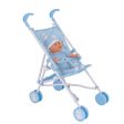 BabyBoo Kitty Doll Stroller - Blue Online now