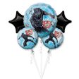 Black Panther Balloon Bouquet 5pcs Online