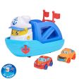 Tiny Teamsterz Ferry Boat Playset | Includes 2 Soft Touch Cars For Cheap