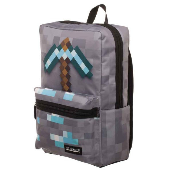 Minecraft Axe Patch Laptop Backpack Fashion