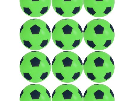 Foam Football Pack Of 12 - Green (19.4cm) Sale