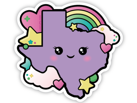 Texas Curie Sticker Discount