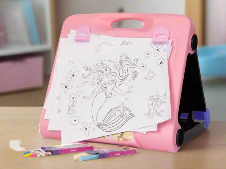 Disney Princess Art Easel  - Chalkboard, Crayons & Chalks included Online Hot Sale