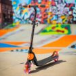 EVO Light Speed Scooter - Orange & Black Hot on Sale