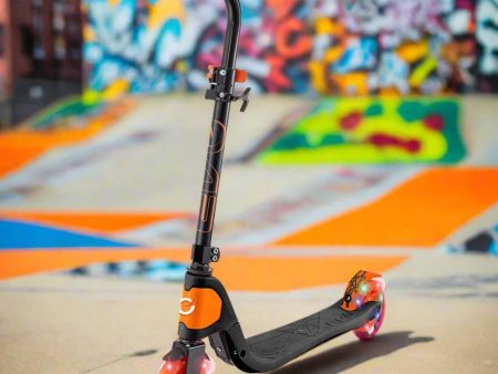 EVO Light Speed Scooter - Orange & Black Hot on Sale