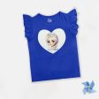 “Adorable Girls’ T-Shirt with Princess Heart Design on Sale