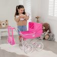 Dolly Tots Traditional Carriage Dolls Pram Online now