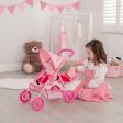 Peppa Pig Tandem Twin Doll Stroller Fashion