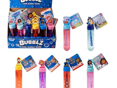 Bubble Wands 24 Pck - Assorted TV Characters Online now