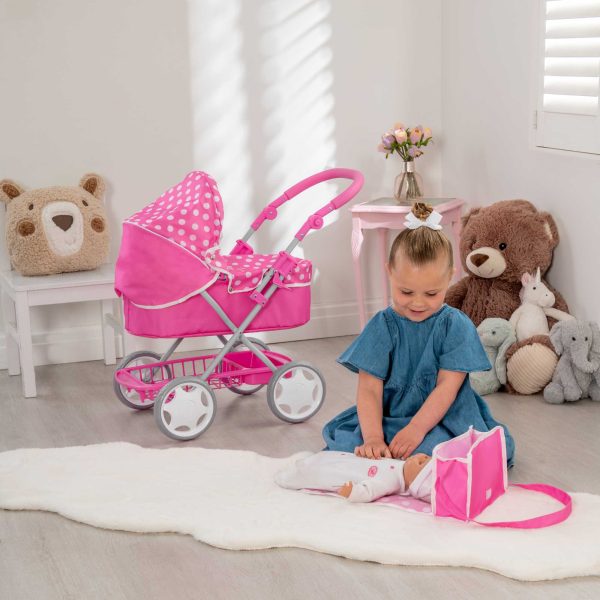 Dolly Tots Junior Dolls Pram Cheap