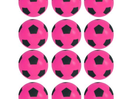 Foam Football Pack Of 12 - Pink (19.4cm) Fashion