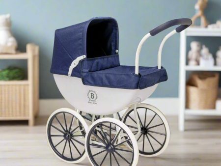 Bella Rosa My First Carriage Pram - Navy Fashion