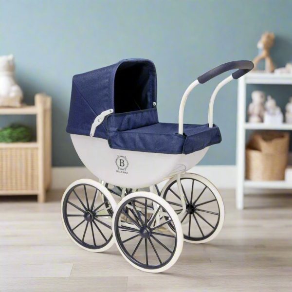 Bella Rosa My First Carriage Pram - Navy Fashion