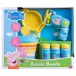 Peppa Pig Bubble Bundle - Includes Bonus Bubble Solution on Sale