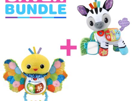 VTech On The Go Zebra + Rattle & Shake Birdie - Bundle Hot on Sale