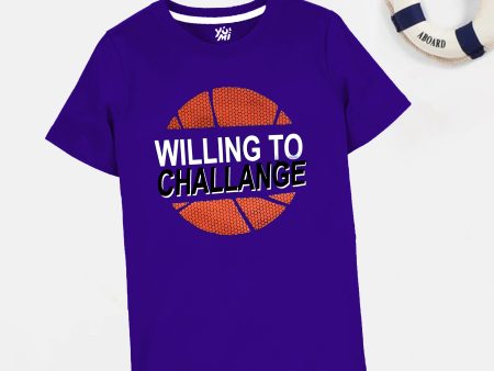 Step Up Your Game:  Willing to Challenge  Sports Tee Supply