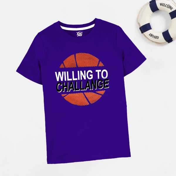 Step Up Your Game:  Willing to Challenge  Sports Tee Supply