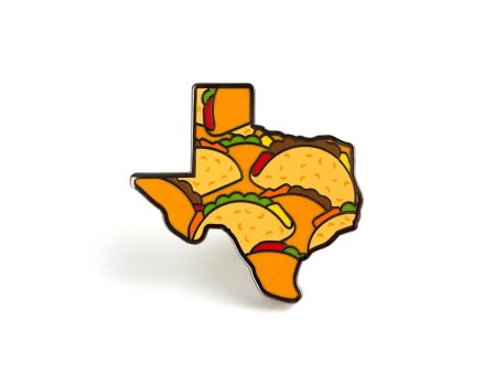 Texas Tacos Enamel Pin Online