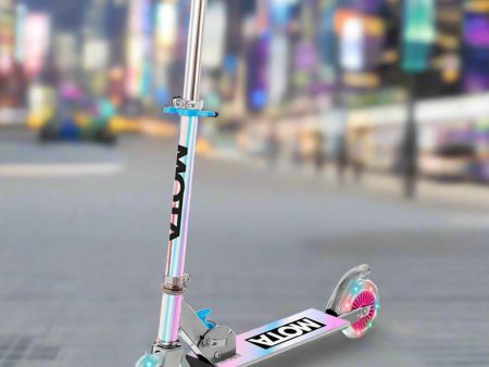 ATOM Light Up Inline Scooter - Holographic Supply