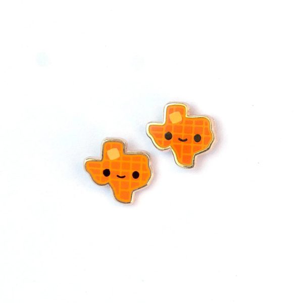 Texas Waffle Earrings Discount