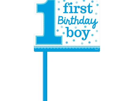 1st Birthday Boy Yard Sign 14in x 15in Fashion