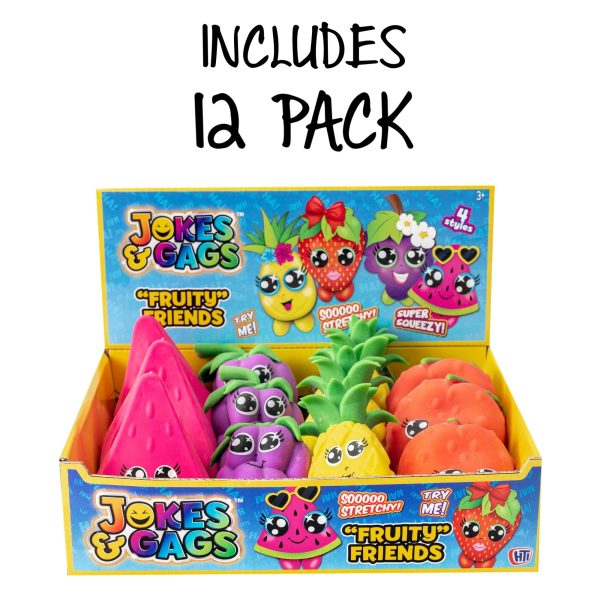 Fruity Friends Assorted Fidget Toys - 12 Pack For Discount