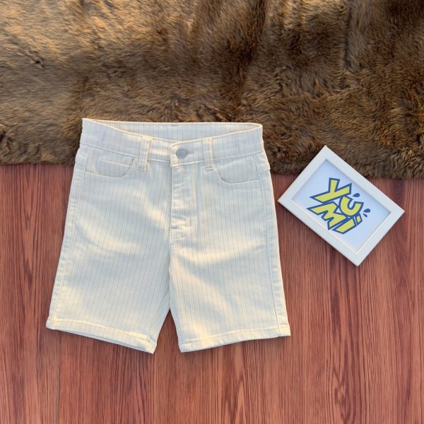 Summer Fun: Kids  Striped Cotton Shorts Online Sale