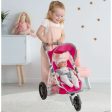 Chicco Pink 3 Wheeled Dolls Running Buggy Online now