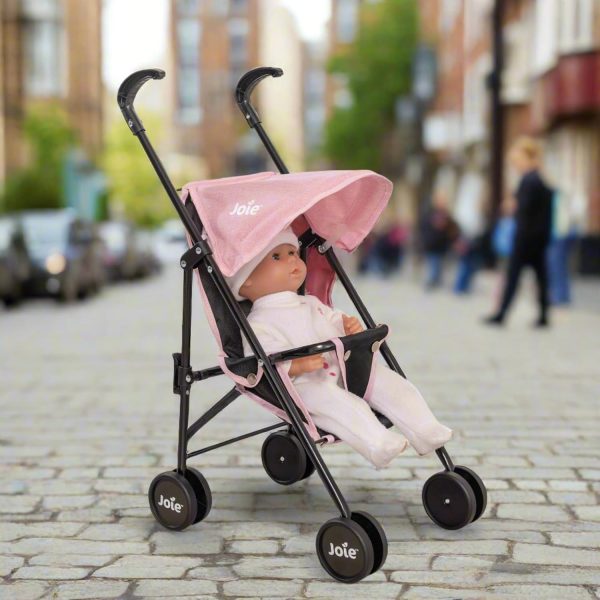 Joie Single Mini Pushchair - Black & Pink For Sale