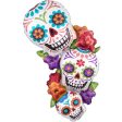 Stacking Sugar Skulls SuperShape Foil Balloon 55x96cm Hot on Sale