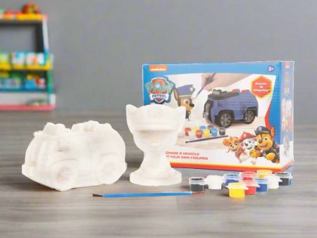 Paw Patrol Paint Your Own Chase & Vehicle Sale