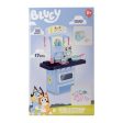 Bluey Mini Kitchen With Toaster   Features 17 Accessories Hot on Sale