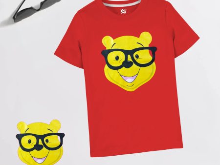 Winnie The POOH KID S Red T-Shirt Fashion