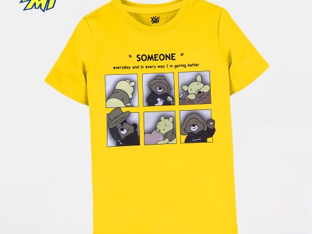 Yellow SomeOne Bear T-Shirt Online