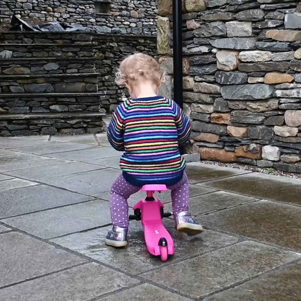 Evo 3 in 1 Cruiser Toddler Ride On & Scooter - Pink For Discount