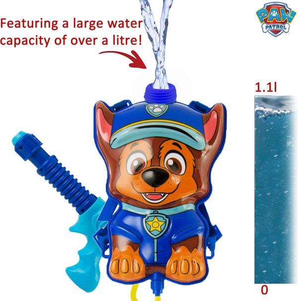 Paw Patrol Water Blaster - Water Pistol & Backpack on Sale