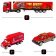 Teamsterz Fire Service Transporter Toy Truck Playset For Discount