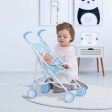 BabyBoo Kitty Doll Stroller - Blue Online now