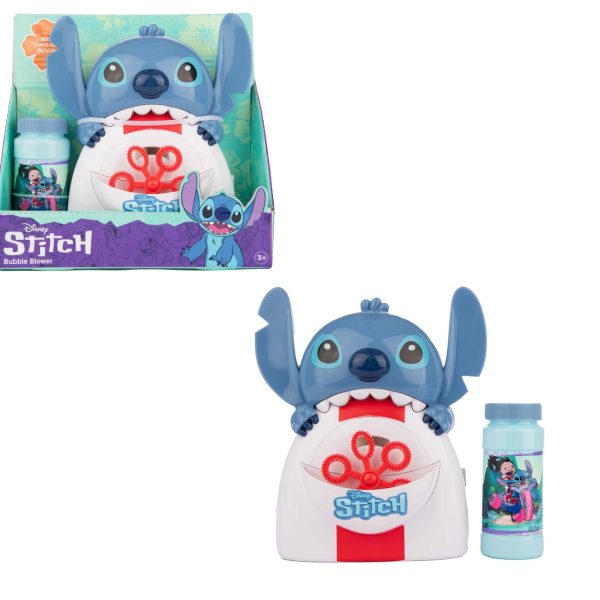 Disney Lilo & Stitch Bubble Machine - Includes Bubble Solution on Sale