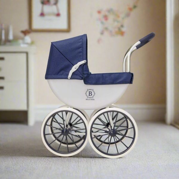 Bella Rosa My First Carriage Pram - Navy Fashion