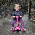 Evo 3 in 1 Cruiser Toddler Ride On & Scooter - Pink For Discount