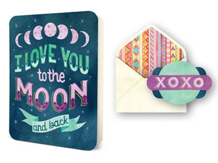 To the Moon & Back Card Fashion