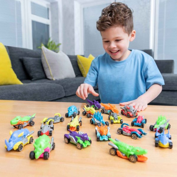 Teamsterz Beast Machine Dino Car Play Set - 10 Die-Cast Cars Fashion