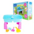 Peppa Pig Sand & Water Table - Includes Spade, Rake & Sand Moulds Online Sale