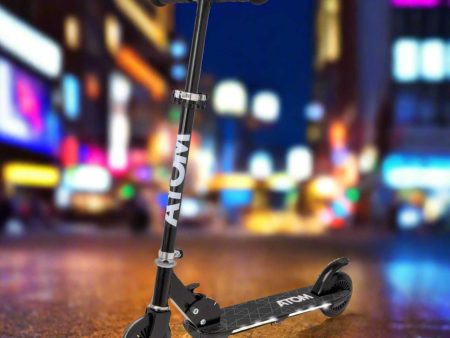 ATOM Light-Up Night Flash Scooter - Black For Cheap