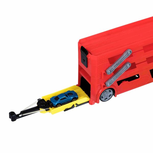 Teamsterz Metro City Launcher Transporter - Includes Five 3  Die-Cast Cars Online now