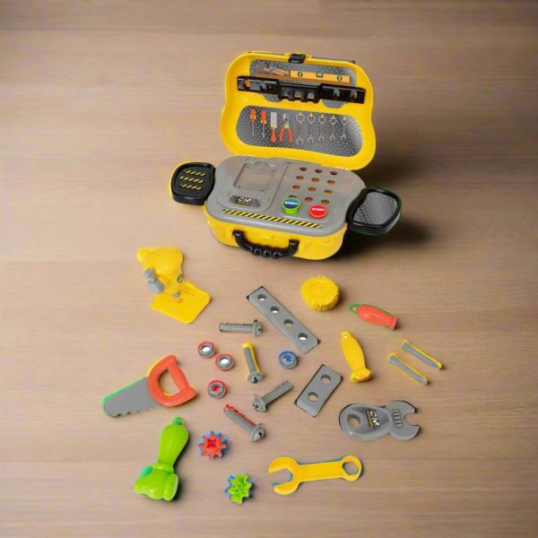 Construction Case Playset - Includes 23 Pieces on Sale