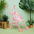 BabyBoo Single Dolls Stroller - Pink Jungle Print Dolls Buggy Online Sale