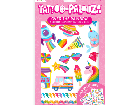 Tattoo Palooza Temporary Tattoos: Over The Rainbow Online Hot Sale