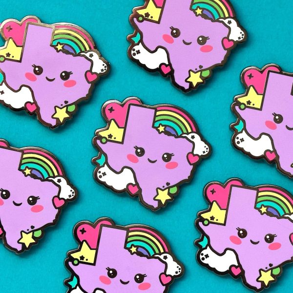 Texas Cutie Enamel Pin Online Sale